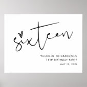 STELLA Sweet 16 Geburtstag Begrüßungszeichen Poster (Vorne)