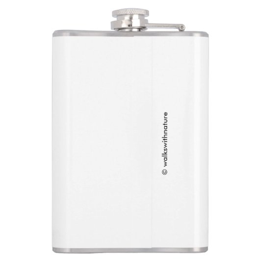 Stella the Gray Cat Flachmann (Rückseite)