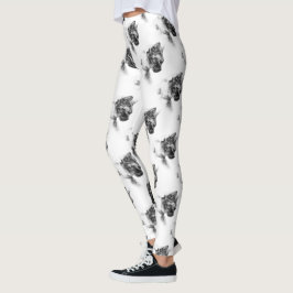 Stella the Gray Cat Leggings