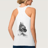 Stella the Gray Cat Tank Top (Rückseite)