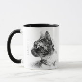 Stella the Gray Cat Tasse (Links)