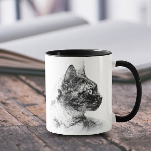 Stella the Gray Cat Tasse