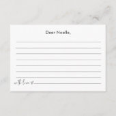 STELLA Time Kapsel Baby Shower Card Begleitkarte (Vorderseite)