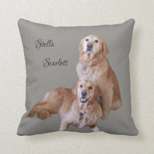 Stella u. Scarlett goldene Mädchen Kissen