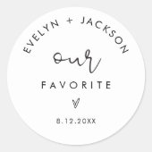 STELLA Unsere Lieblings-Leckerei bevorzugt 1,5" (B Runder Aufkleber (Vorderseite)