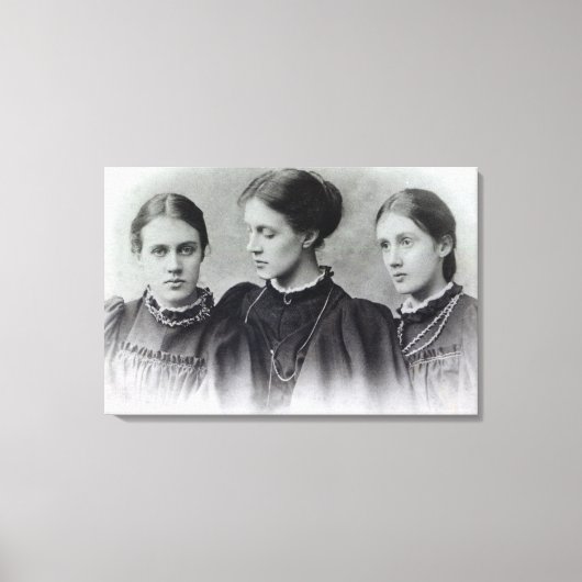 Stella, Vanessa und Virginia Stephen, c.1896 Leinwanddruck (Vorderseite)