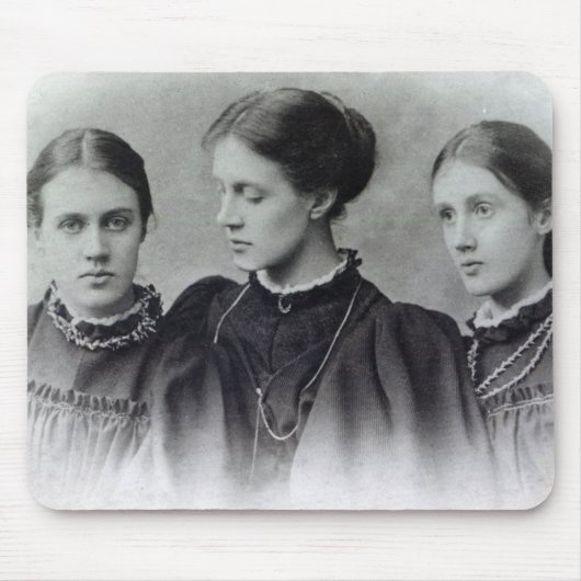 Stella, Vanessa und Virginia Stephen, c.1896 Mousepad (Vorne)