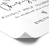 STELLA Wedding Bad Goodies Zeichen Poster (Ecke)