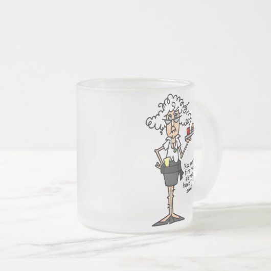 Stella With Attitude Humor Mattglastasse (VorderseiteRechts)