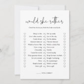 STELLA würde sie eher Brautparty Game Card Einladung (Vorderseite)