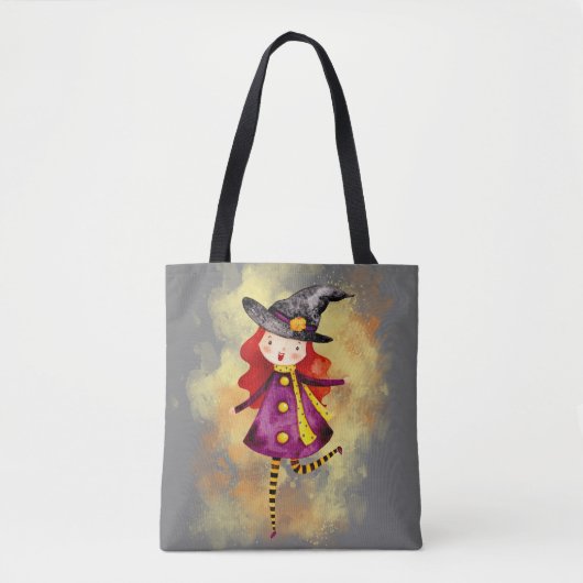 Stellalunarts Halloween Niedliches Mädchen Tasche (Vorderseite)