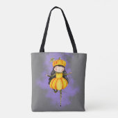 Stellalunarts Halloween Niedliches Mädchen Tasche (Rückseite)