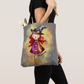 Stellalunarts Halloween Niedliches Mädchen Tasche (Von Nahem)