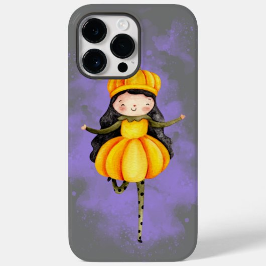 Stellalunarts Pumpkin Halloween Niedliches Mädchen Case-Mate iPhone Hülle (Rückseite)