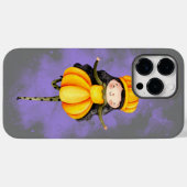 Stellalunarts Pumpkin Halloween Niedliches Mädchen Case-Mate iPhone Hülle (Rückseite (Horizontal))