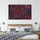 Stellar 3-polige Canvas Print Leinwanddruck (Insitu (Schlafzimmer))