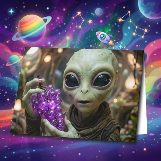 Stellar Alien | Vermisse dich sehr Karte