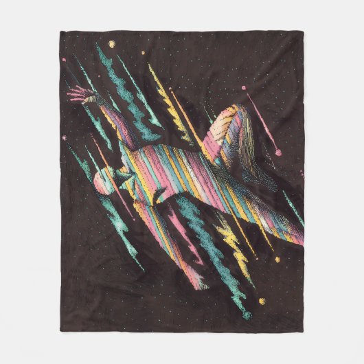 Stellar Ascension Fleecedecke (Vorderseite)