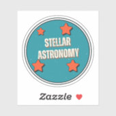 Stellar Astronomie Aufkleber (Blatt)