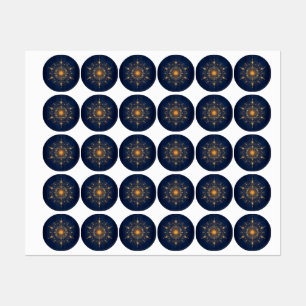 Stellar-Ausrichtung: Die Geometrie des inneren Lic Etiketten