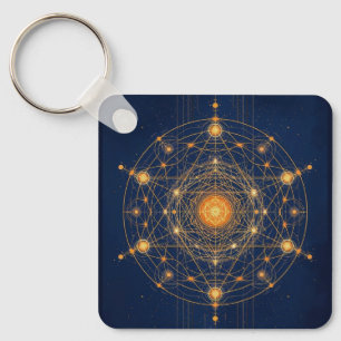 Stellar-Ausrichtung: Die Geometrie des inneren Lic Schlüsselanhänger