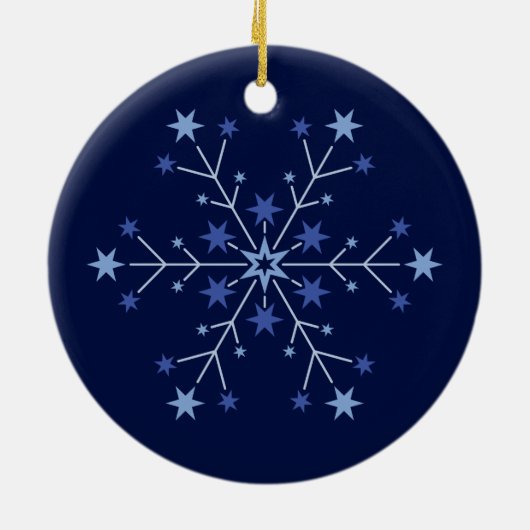 Stellar Beginnings: Midnight Keramik Ornament (Hinten)