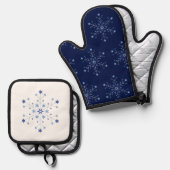 Stellar Beginnings Ofenhandschuh & Topflappen-Set (Vorderseite/Rückseite)