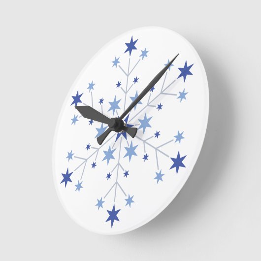 Stellar Beginnings: Runde Wanduhr (Winkel)