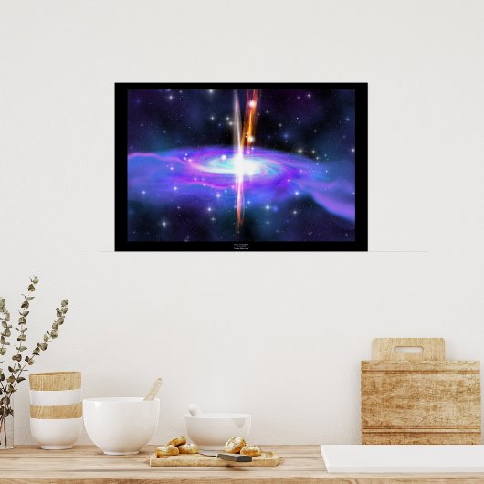 Stellar Black Hole Print Poster (Küche)