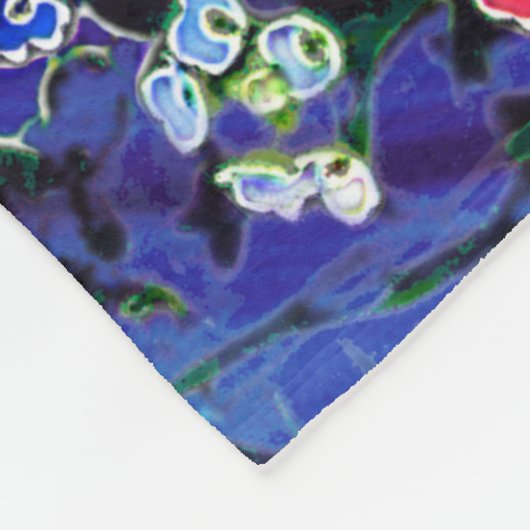 Stellar Blooms Fleecedecke (Ecke)