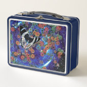 Stellar Blooms Metal Lunchbox (Vorderseite)