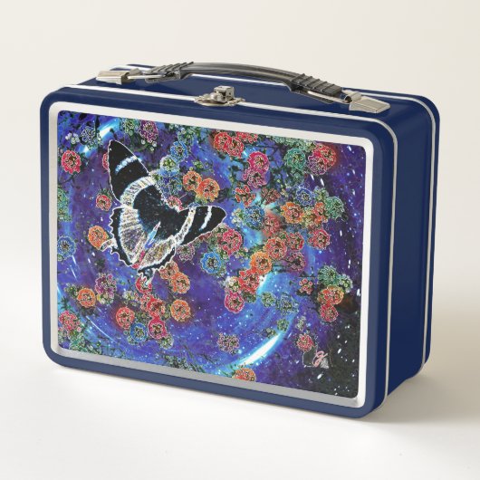Stellar Blooms Metal Lunchbox (Vorderseite)