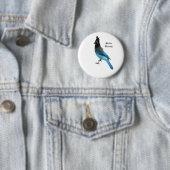Stellar Blue Jay Button (Beispiel)