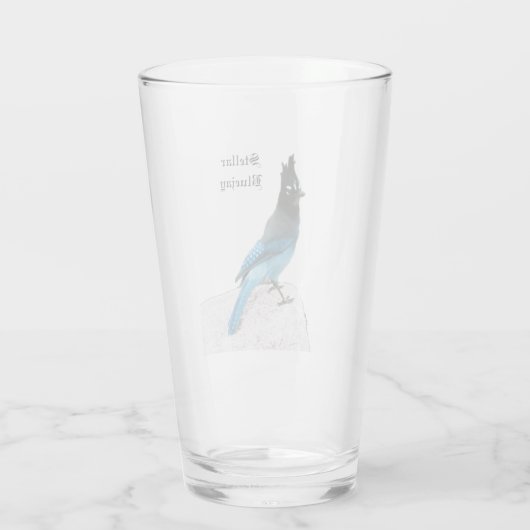Stellar Blue Jay glass Glas (Rückseite)