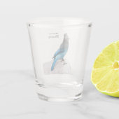 Stellar Blue Jay Shotglas Schnapsglas (Rückseite)
