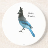 Stellar Blue Jay stanstone Untersetzer (Vorne)