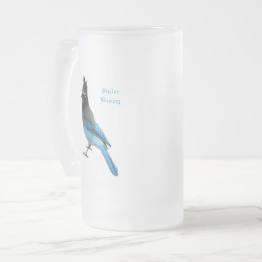 Stellar Blue Jay Tasse oder Stein (Vorderseite Links)