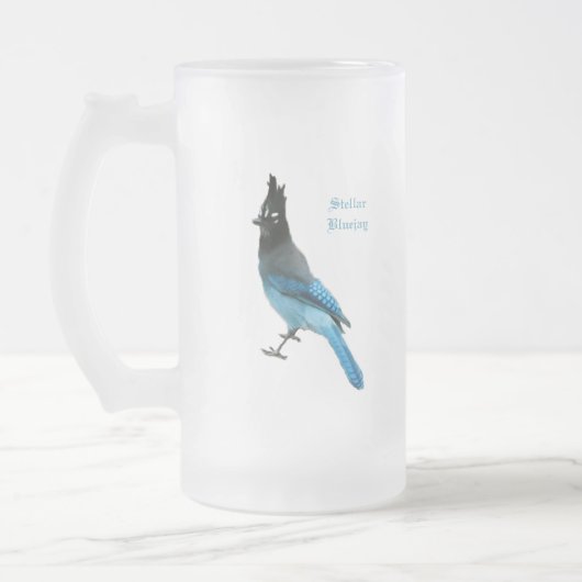 Stellar Blue Jay Tasse oder Stein (Links)