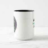 Stellar Button Smasher | Alien bei Videospielen Tasse (Zentrum)