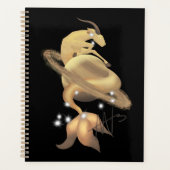 Stellar Capricorn Saturn Zodiac Planer (Vorderseite)