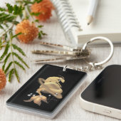 Stellar Capricorn Saturn Zodiac Schlüsselanhänger (Vorderseite rechts)