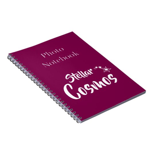 Stellar Cosmos Spiral Photo Notebook Notizblock (Rechte Seite)