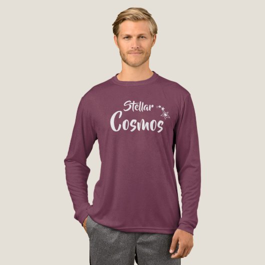 Stellar Cosmos T-Shirt Tri-Blend Shirt (Volle Vorderseite)