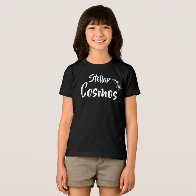 Stellar Cosmos T-Shirt Tri-Blend Shirt (Vorderseite Voll)