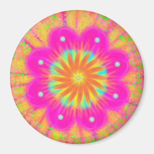 Stellar Daisy von der Blume Power Magnet (Vorne)