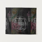 Stellar Drapery: Rad der Zeit Wandteppich (Vorderseite (Horizontal))