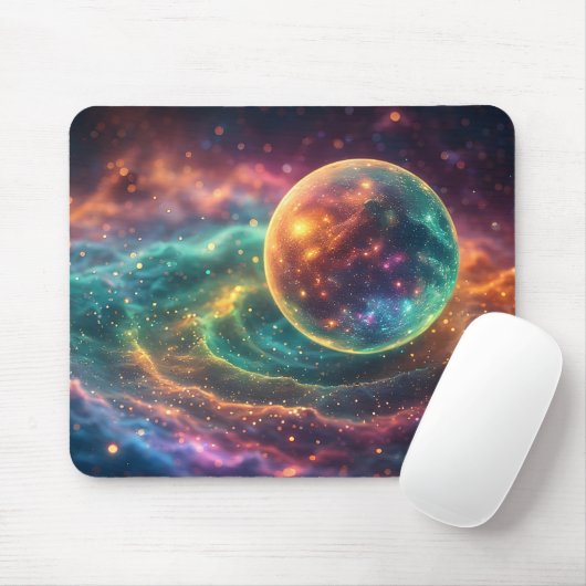 Stellar Dream Nebula Design Mousepad (Mit Mouse)