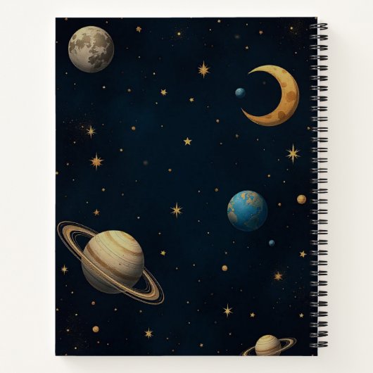 Stellar Dreams and Entschlossenheit Notizblock (Rückseite)