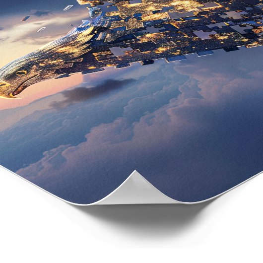 Stellar Eagle Puzzle Poster (Ecke)