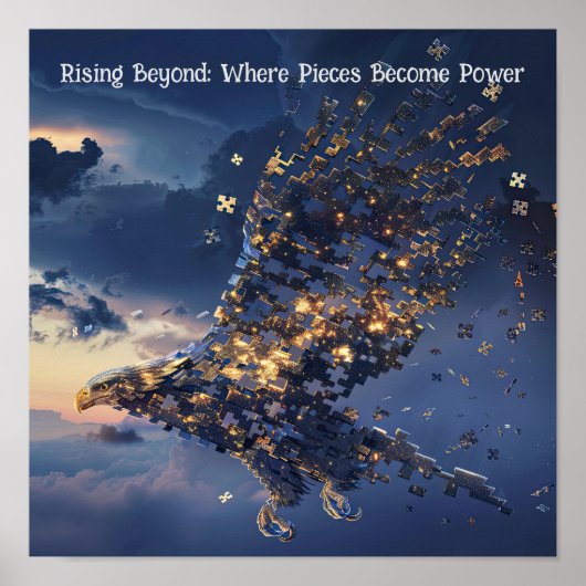 Stellar Eagle Puzzle Poster (Vorne)